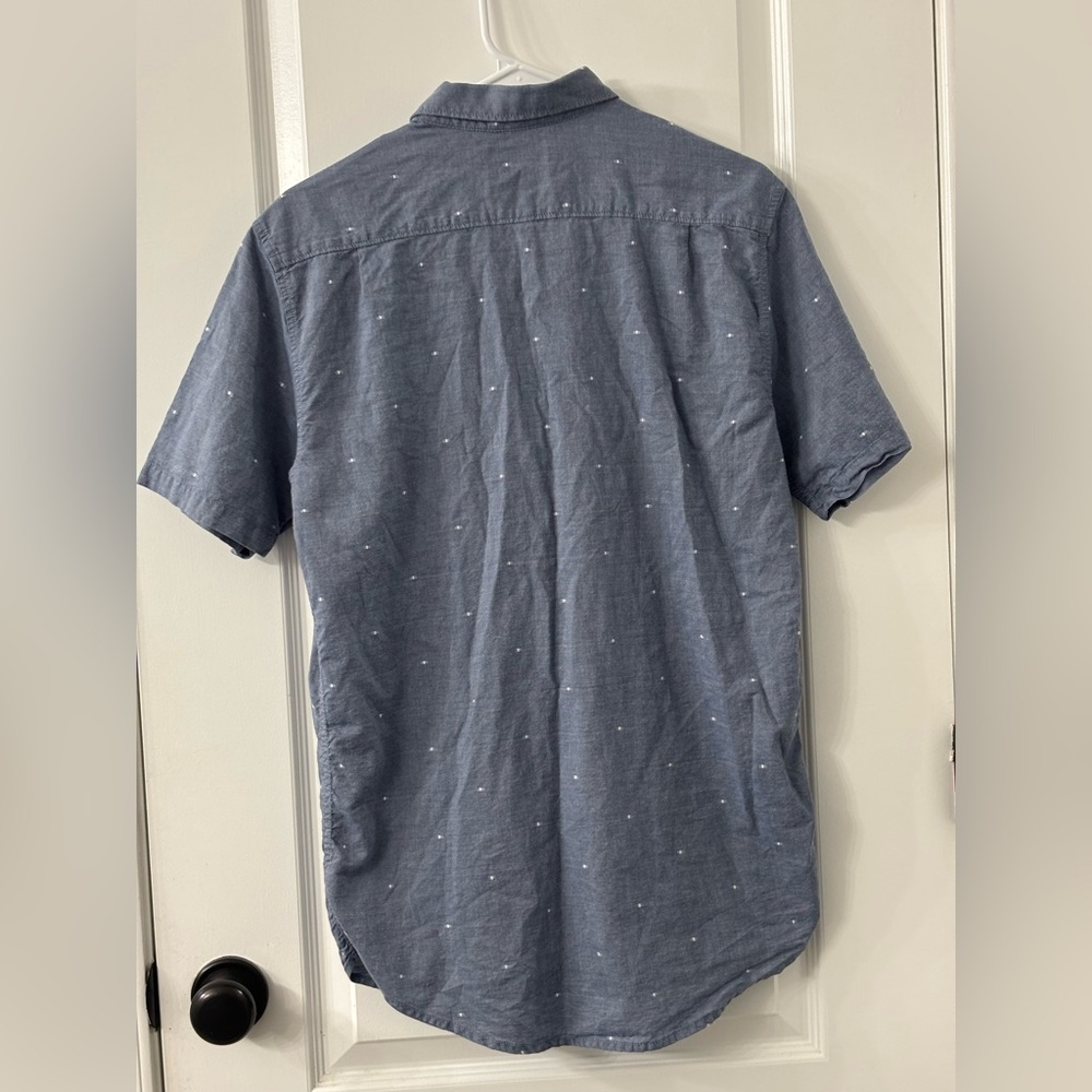 Billabong Blue Patterned Casual Shirt - Picture 3 of 5